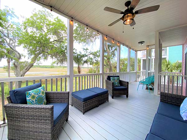 Screened Porch, First Floor